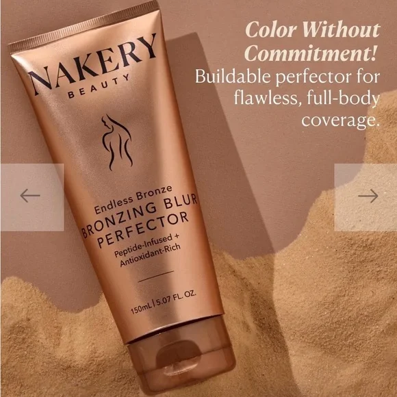 ⭐️NEW⭐️ Nakery Beauty~Bronzing Blur Perfector~Full Size 5.07 oz. - Picture 5 of 10